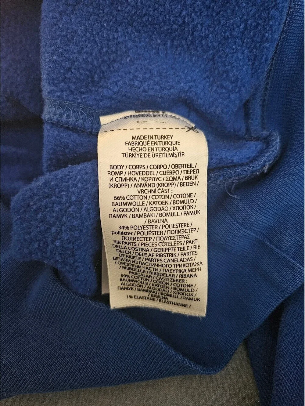 Polo Ralph Lauren Boys' Blue Polo Bear Fleece Hoodie Size M (10-12)